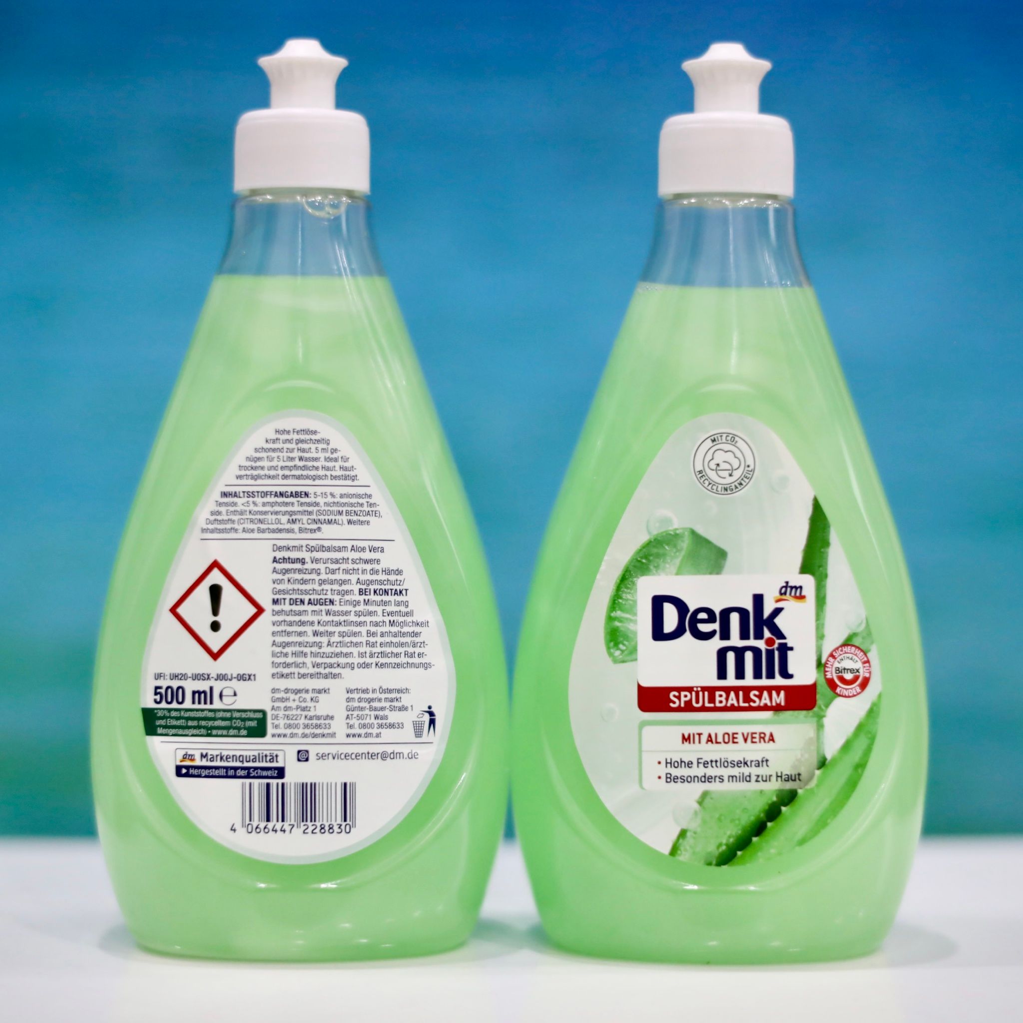 Nước rửa chén denkmit nha đam 500ml
