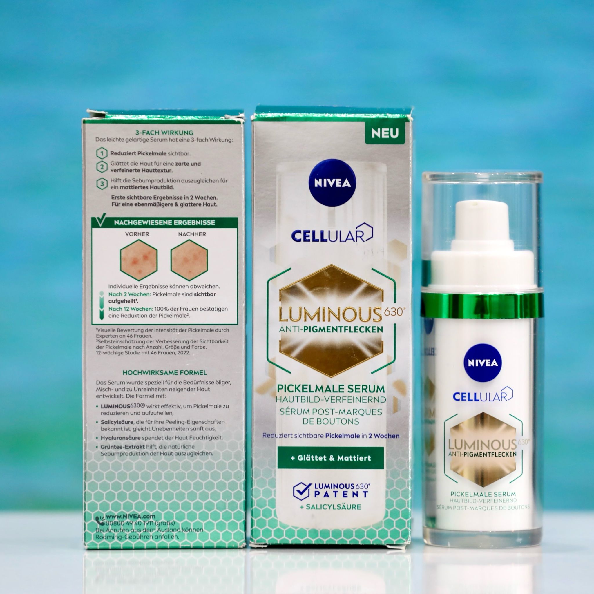 Serum Huyết thanh Nivea cellular luminous 630 dành cho mặt, 30ml