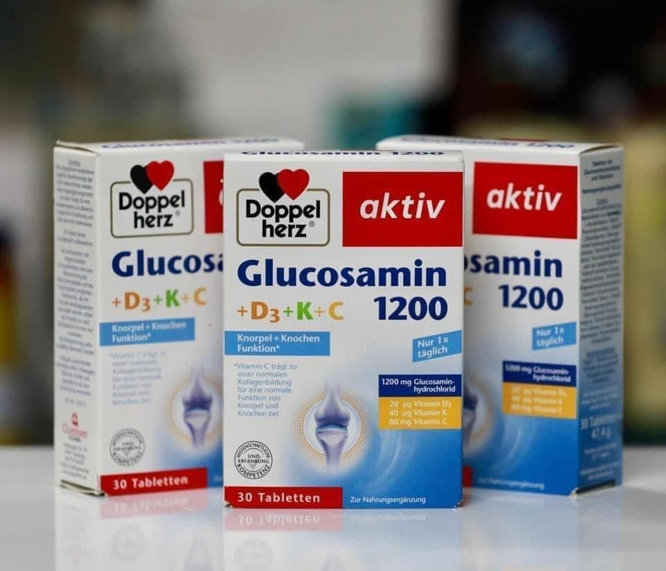 Viên Uống Bổ Xương Khớp Doppelherz Glucosamin 1200, 30 Viên