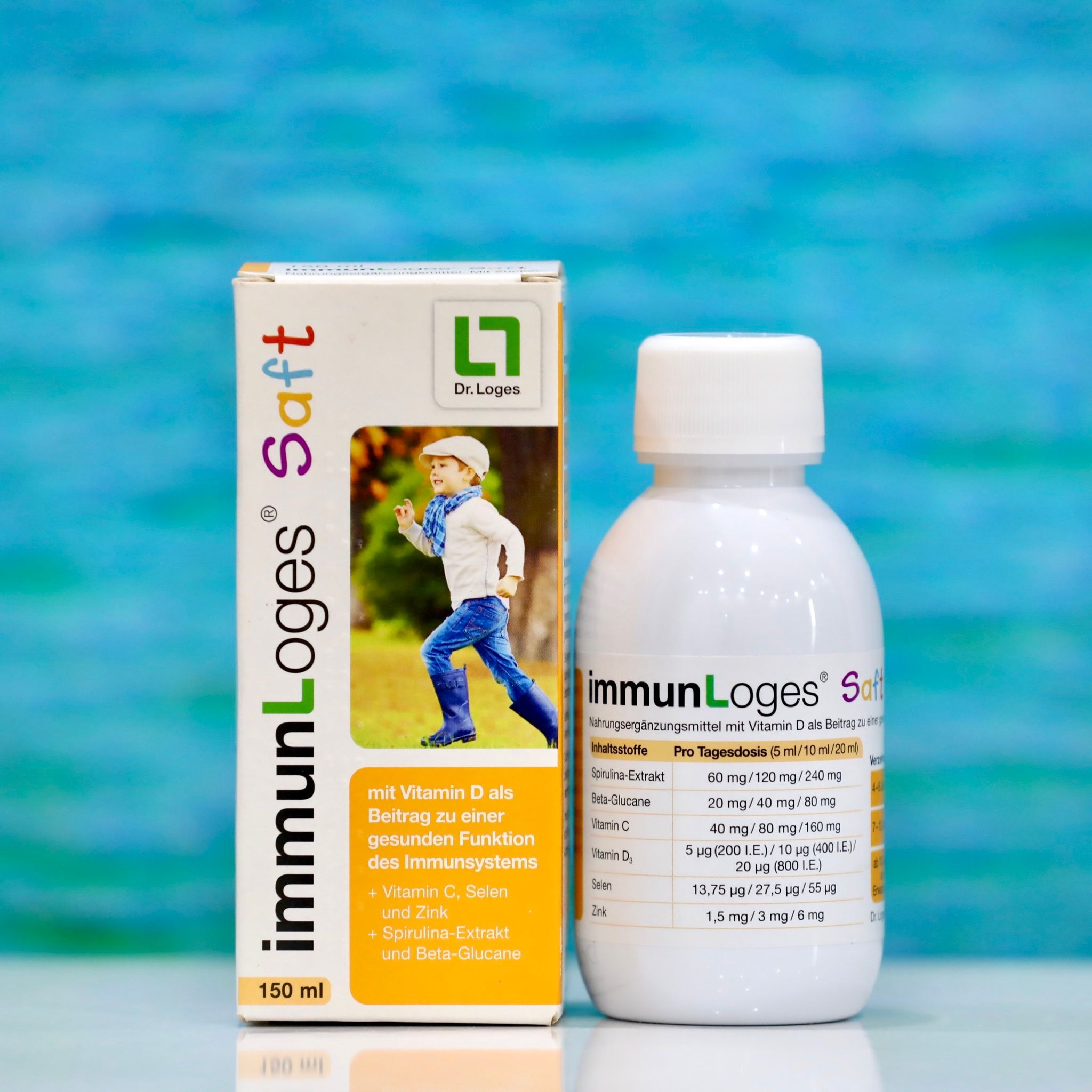 Tăng đề kháng ImmunLoges Saft Dr. Loges 150ml – Hỗ trợ tăng cường đề kháng tự nhiên cho trẻ