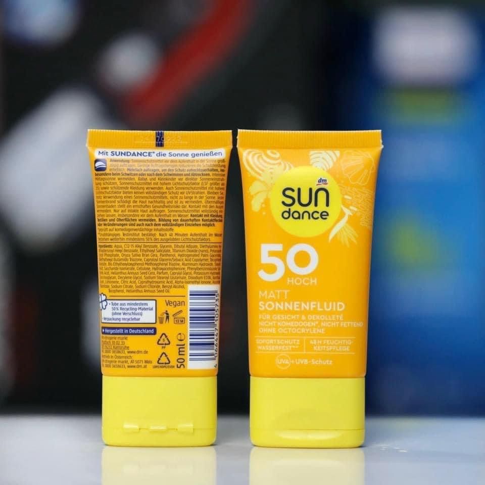 Kem chống nắng mặt Sundance 50+ tuýp 50ml