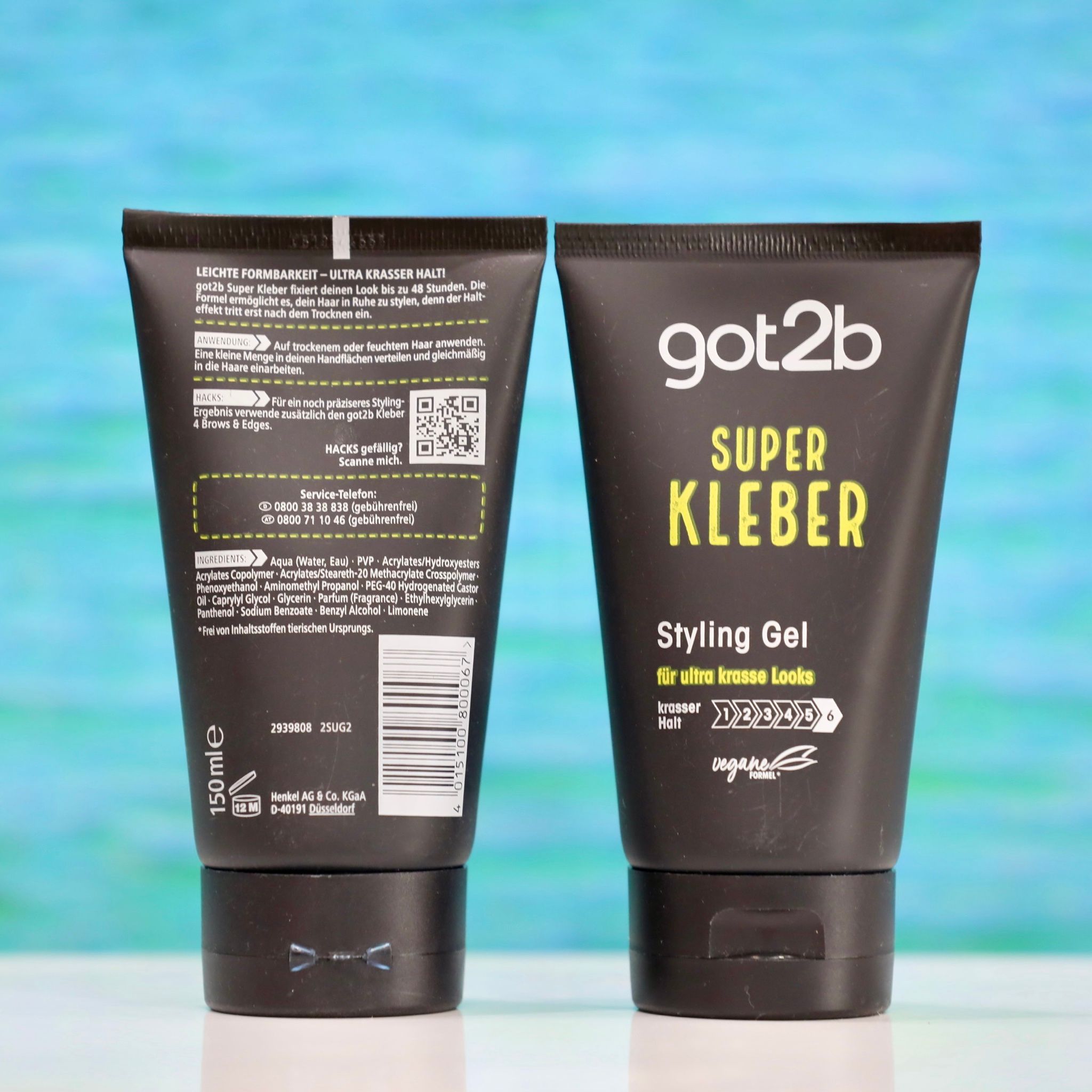 Gel vuốt tóc Got2b tuýp màu đen 150ml
