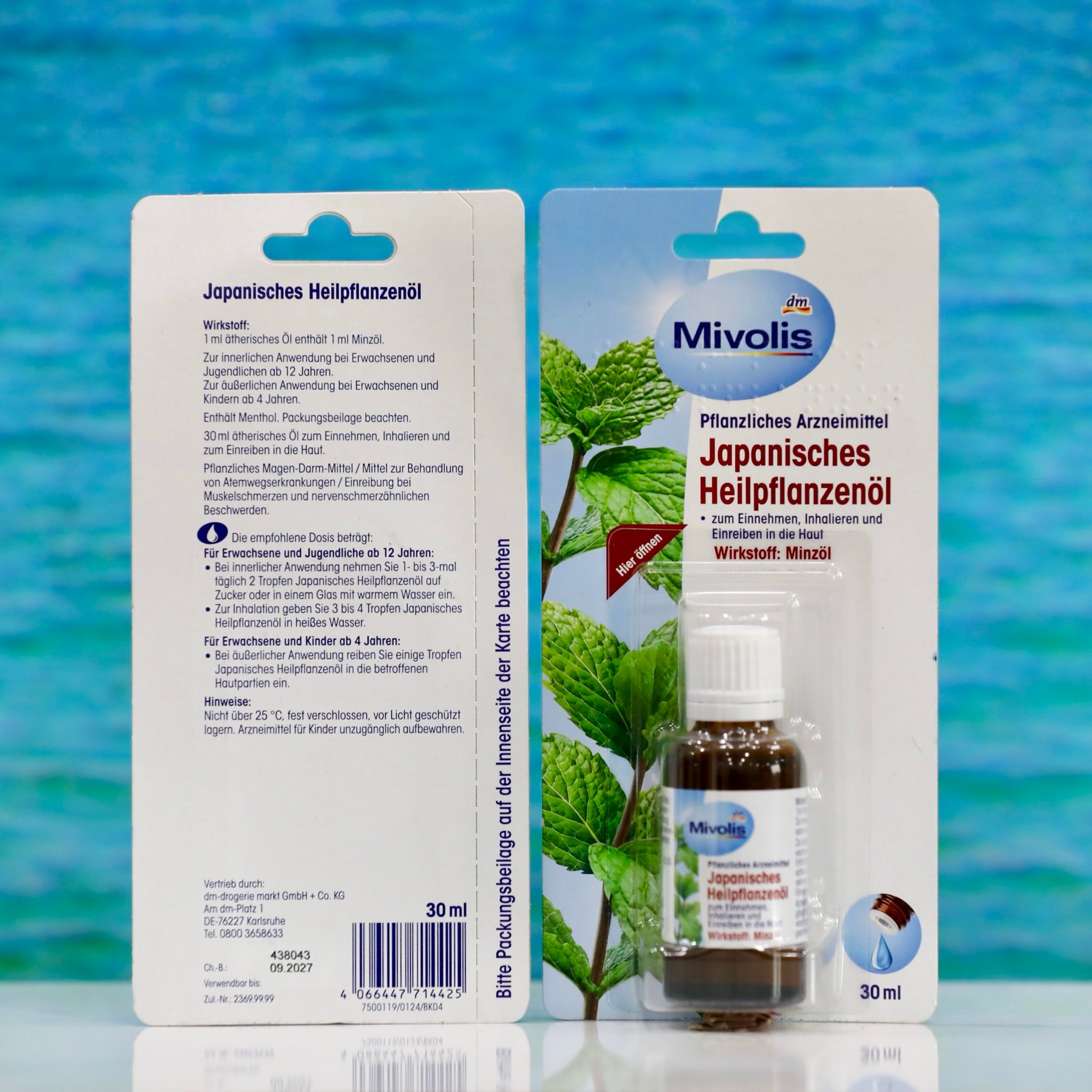 Tinh Dầu Bạc Hà Nhật Bản Mivolis 30ml – Đa Công Dụng, Tiện Lợi Cho Cả Gia Đình