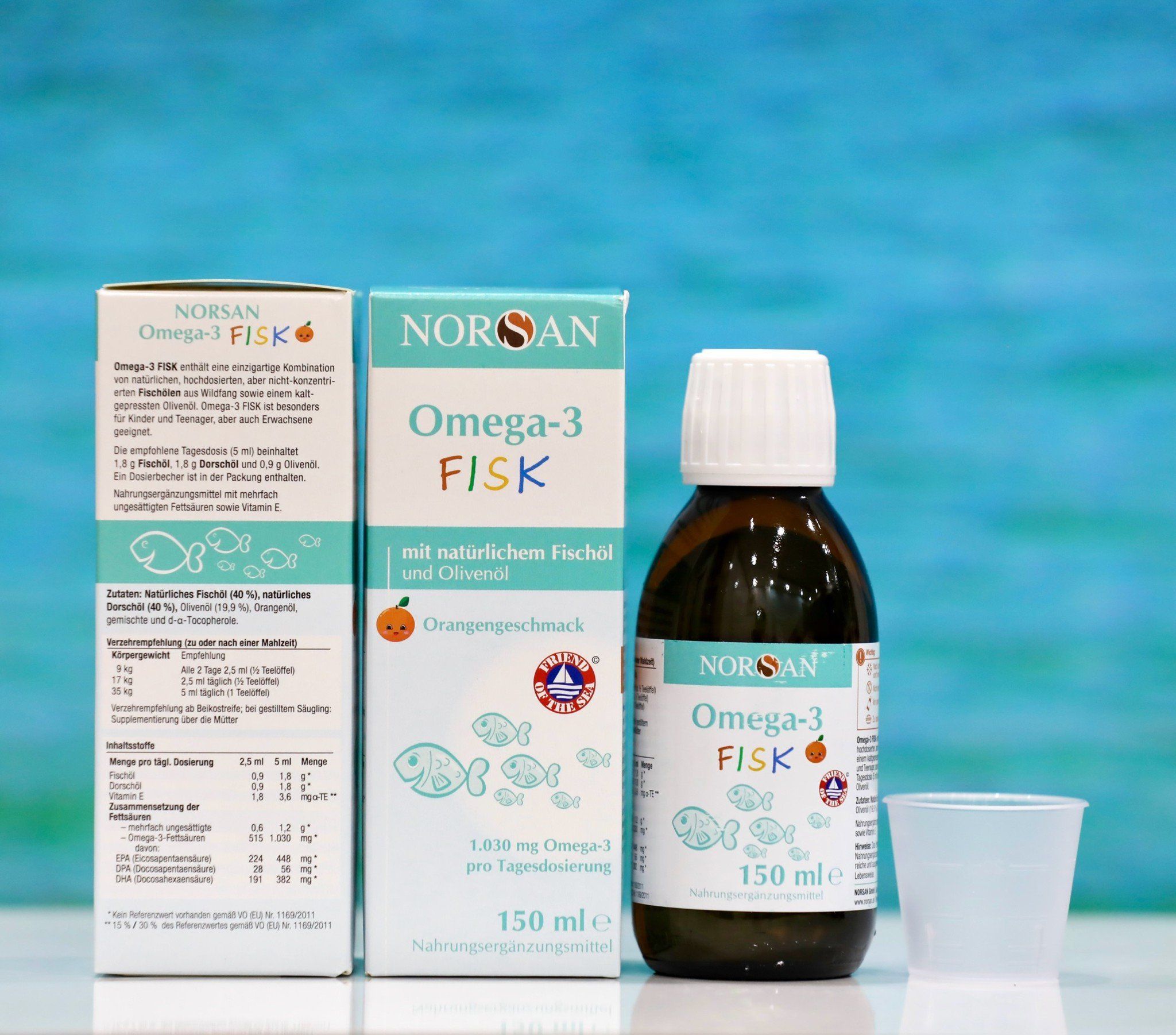 Omega-3 Fisk của hãng Norsan, chai 150ml