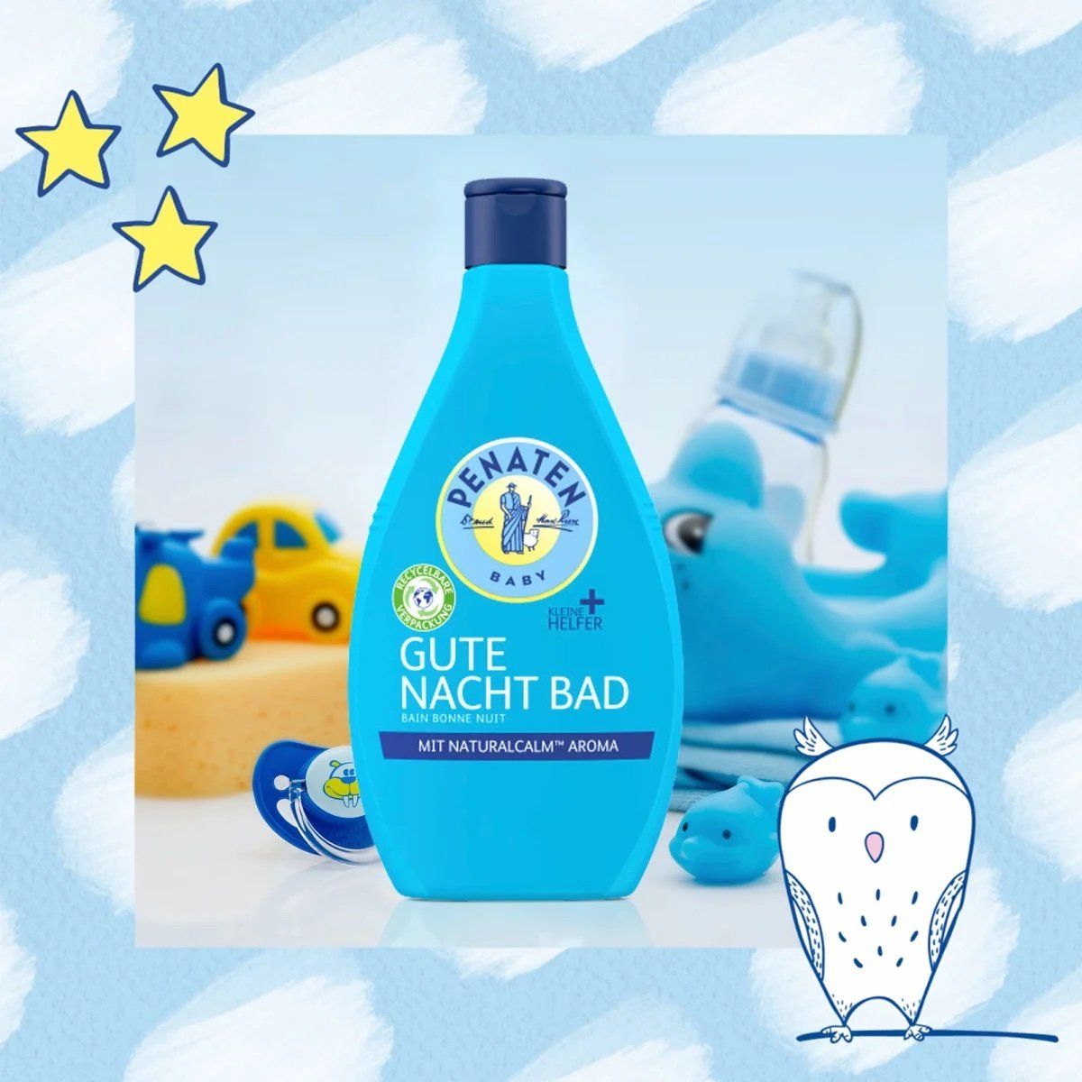 Sữa tắm chúc bé ngủ ngon Penaten, 400 ml