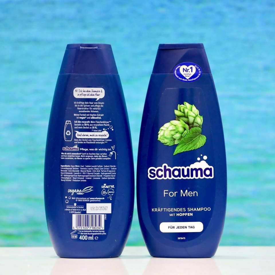 Dầu gội đầu Schauma for men chai 400ml