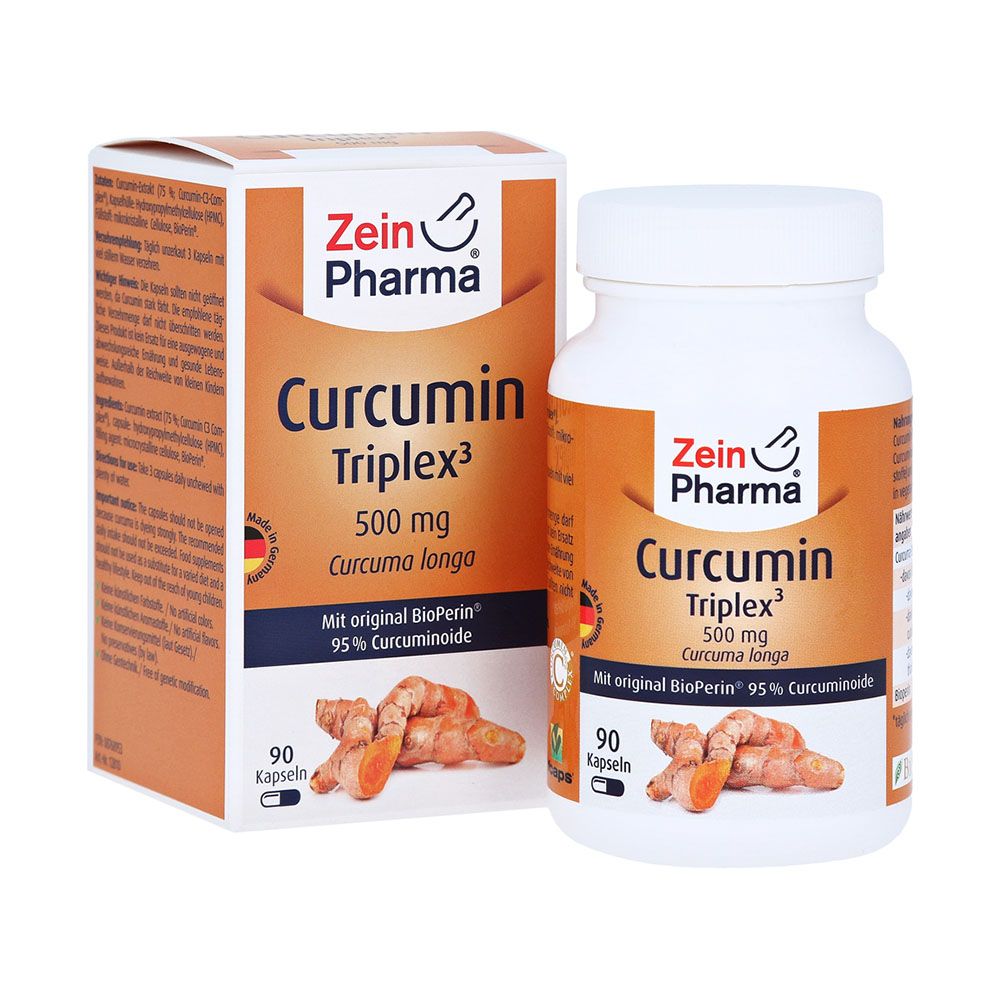 Viên Uống CURCUMIN TRIPLEX3 500mg ZEIN PHARMA, hộp 90 viên