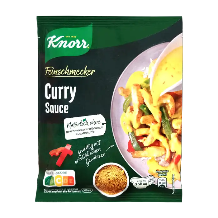  Gia vị Knorr Feinschmecker Curry Sauce nước sốt Cà ri 