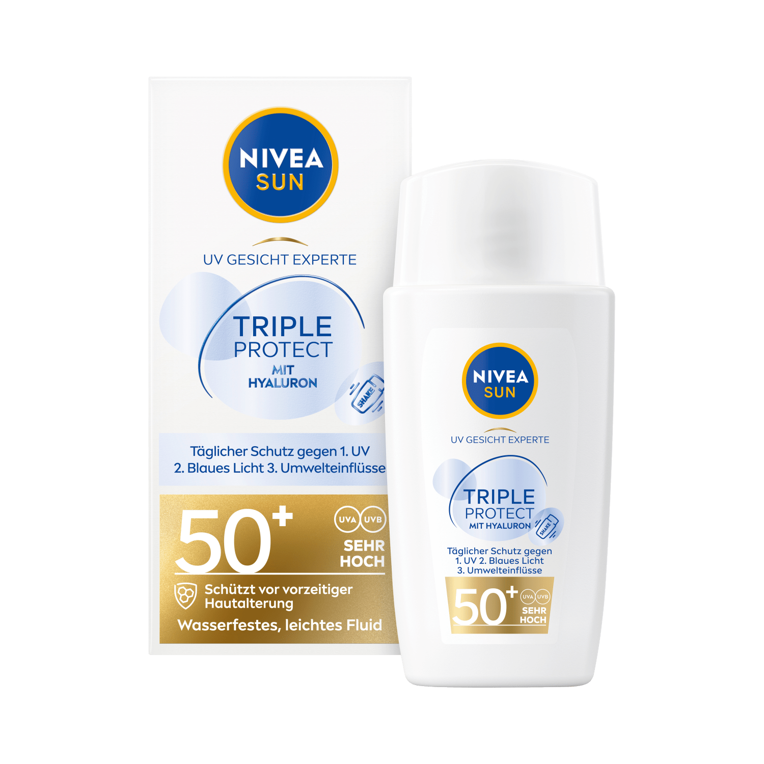 Kem chống nắng Dưỡng Da Nivea Triple Protect - LSF50, 40ml