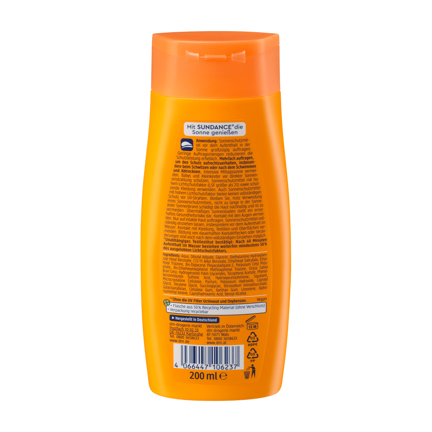 Kem chống nắng dạng Lotion Sundacne SPF 50+, chai 200ml
