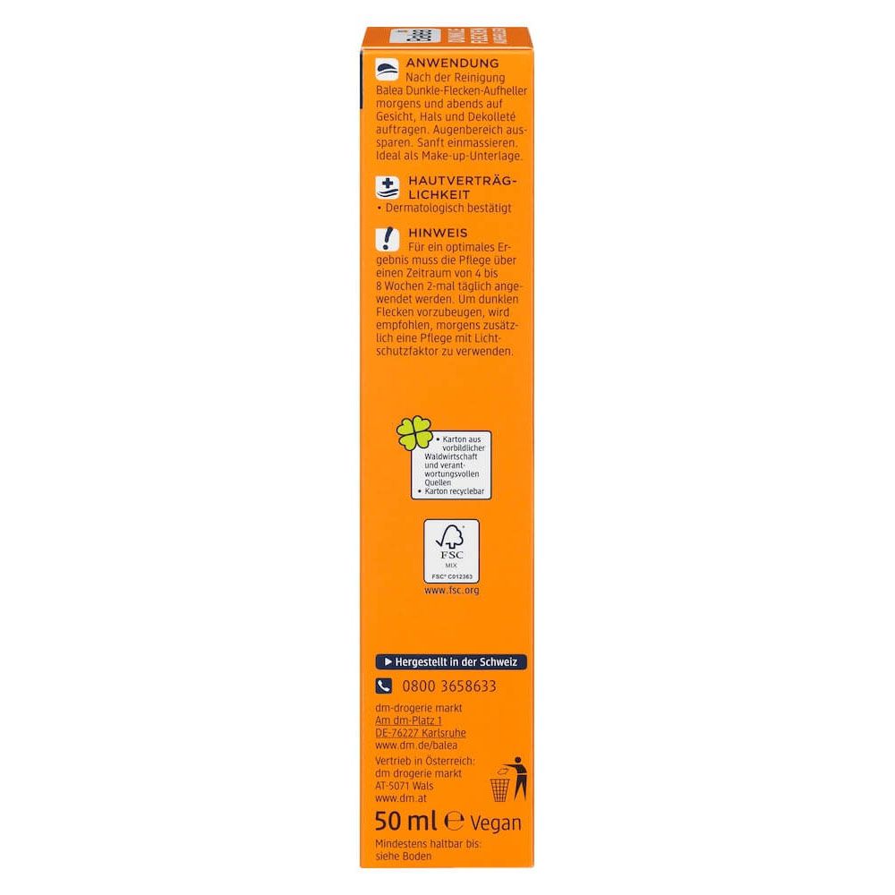 Kem Trị Nám Balea Dunkle Flecken Aufheller, 50ml