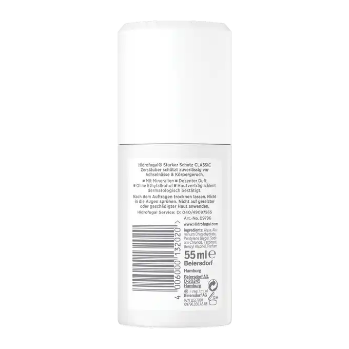 Xịt nách khử mùi Hidrofugal Classic Chai Xịt 35ml – Dạng Nhỏ Gọn