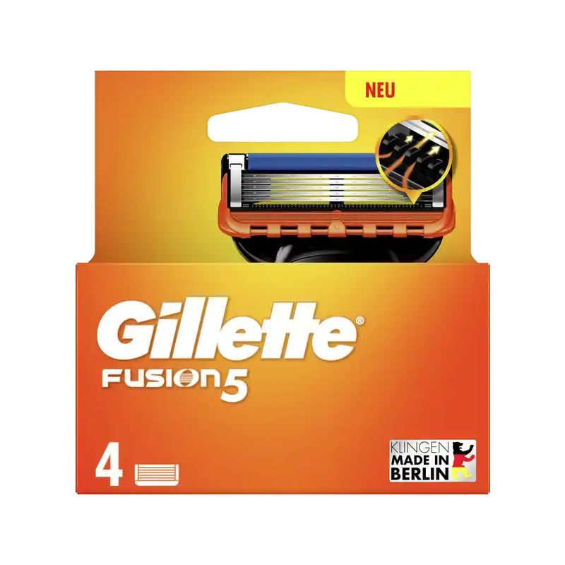 Hộp Lưỡi dao cạo Gillette Fusion5 dành cho nam – Hộp 4 lưỡi thay thế