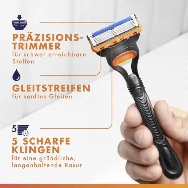 Hộp Lưỡi dao cạo Gillette Fusion5 dành cho nam – Hộp 4 lưỡi thay thế