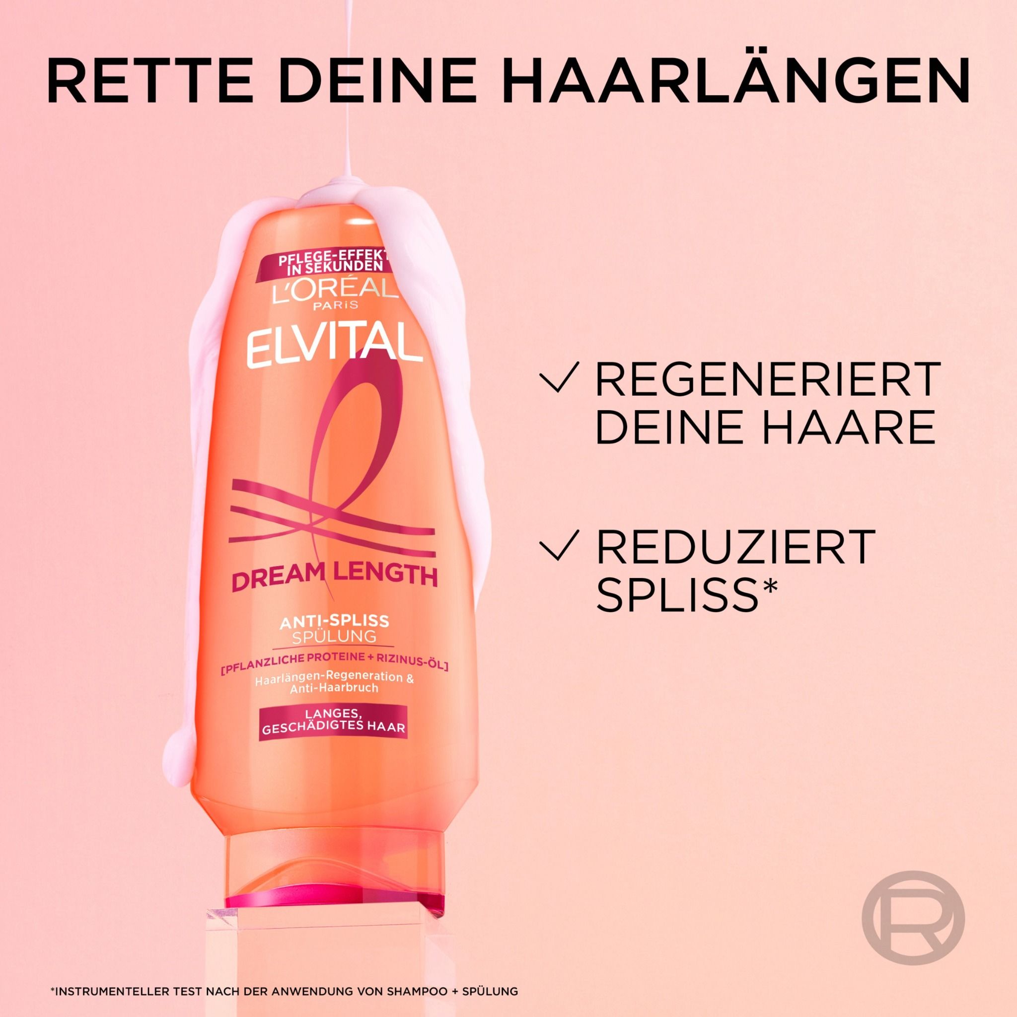 Dầu xả phục hồi tóc hư tổn L’Oréal Paris Elvital Dream Length – 200ml