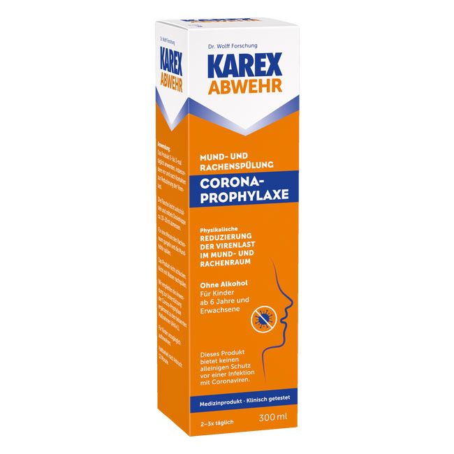 Nước Súc Miệng Phòng Corona - Thông Qua việc giảm tải lượng vi rút trong miệng và cổ họng, chai 300ml