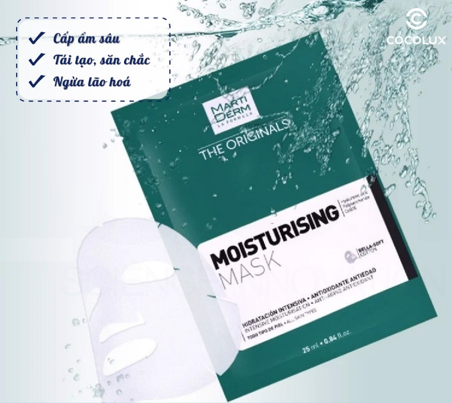 Mặt Nạ MartiDerm Moisturising Mask Dưỡng Ẩm, Chống Lão Hóa 25ml (1 miếng)