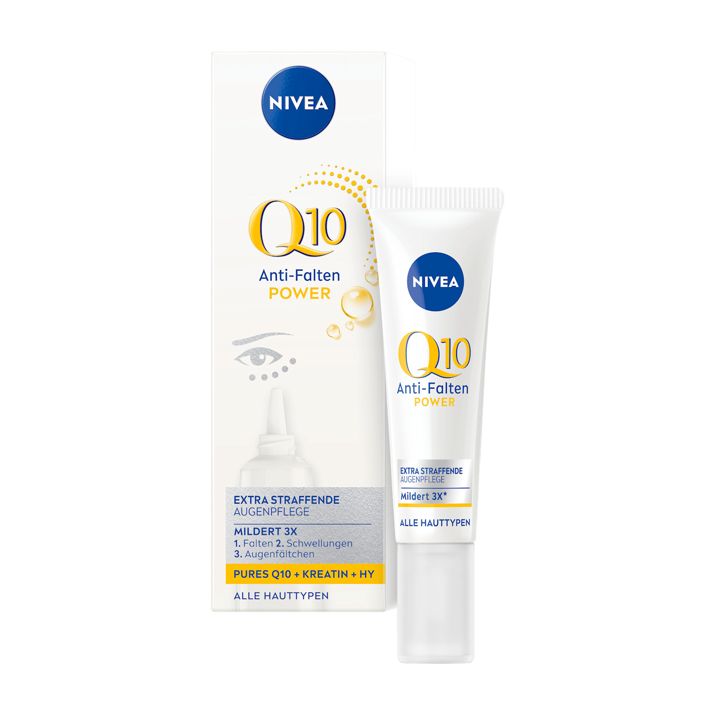 Kem dưỡng mắt NIVEA Q10 Power – Hỗ trợ giảm nếp nhăn, làm mềm da vùng mắt 15ml