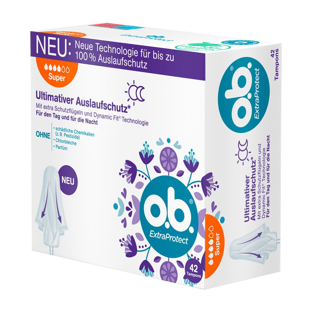 Băng vệ sinh Tampon của Đức loại 4 giọt dùng cho ngày và đêm, hộp 42 chiếc