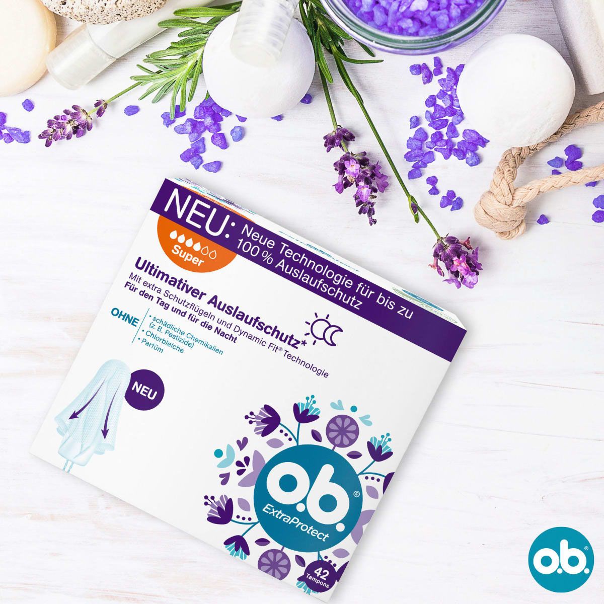 Băng vệ sinh Tampon của Đức loại 4 giọt dùng cho ngày và đêm, hộp 42 chiếc
