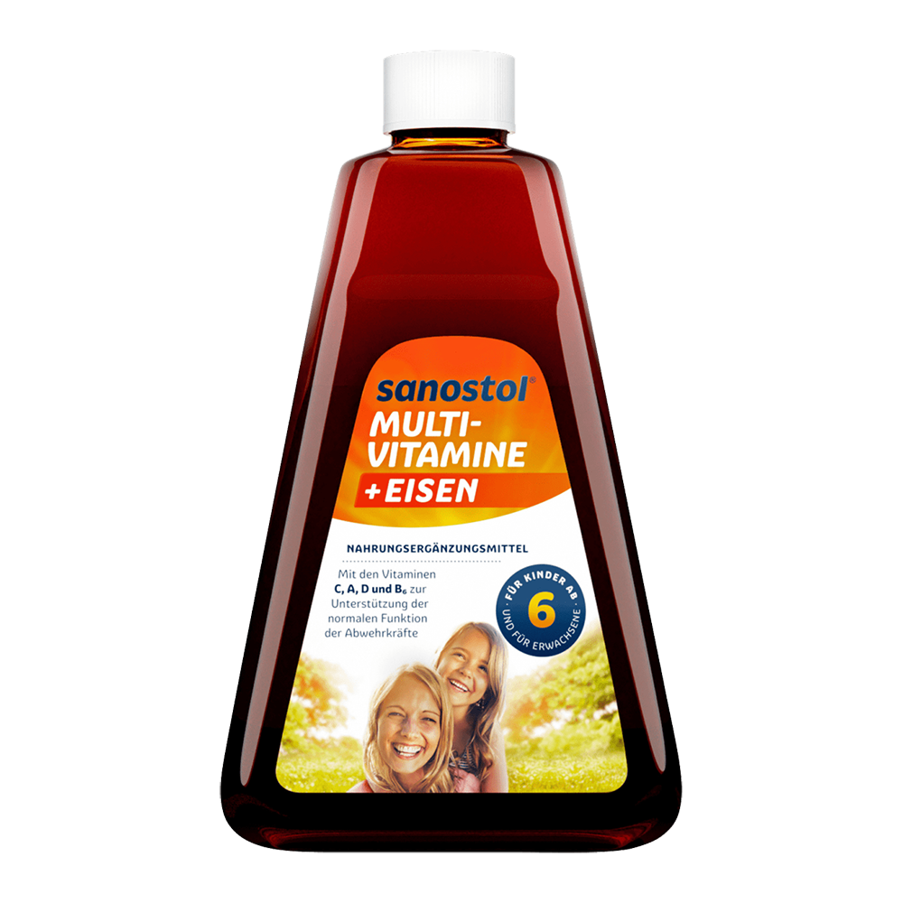 Sanostol Số 6, Vitamin Tổng Hợp + Sắt Cho Bé Từ 6 Tuổi, 460 ml