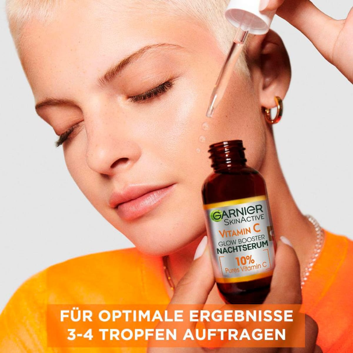  Serum Garnier Vitamin C ban đêm, 30ml 