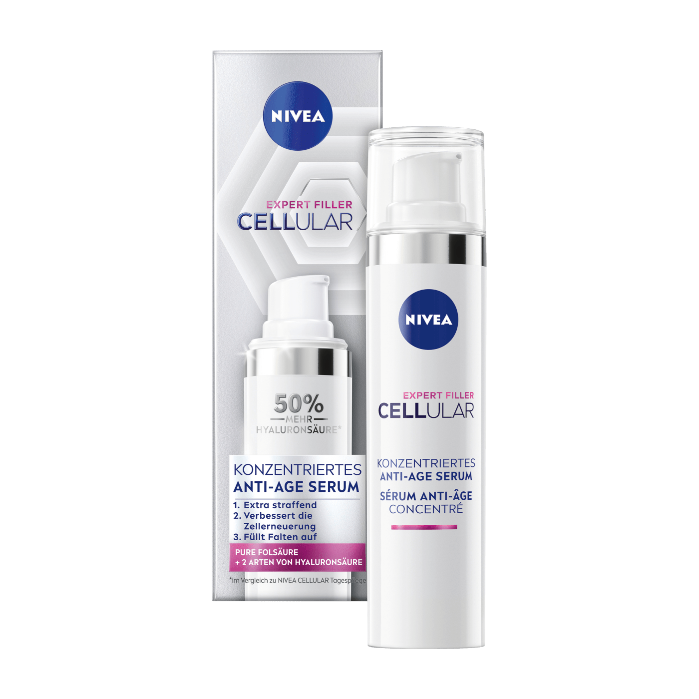 Serum chống lão hóa cô đặc Nivea Cellular Expert Filler, 40ml