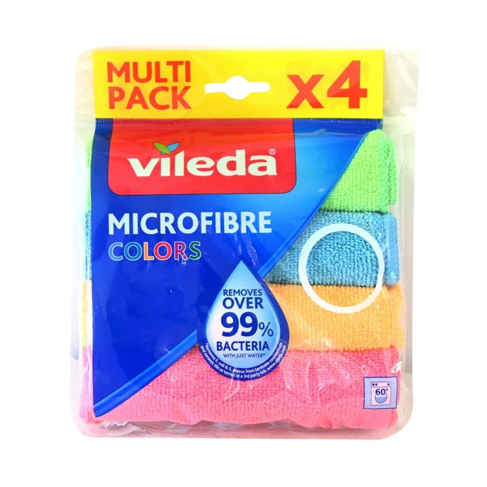 KHĂN LAU ĐA NĂNG VILEDA SET 4 CHIẾC