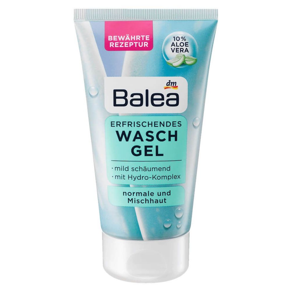 Sữa Rửa Mặt Balea Chiết Xuất Lô Hội cho da thường & da hỗn hợp, 150ml