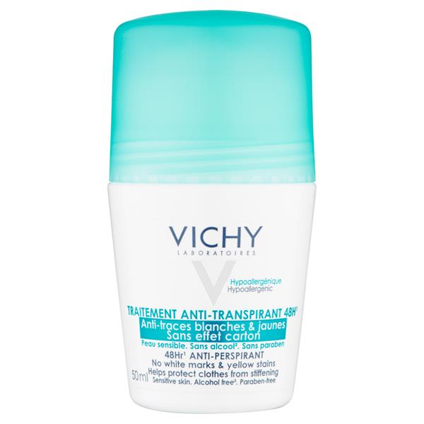 Lăn Khử Mùi Vichy Pháp Traitement Anti-Transpirant 50ml - Xanh