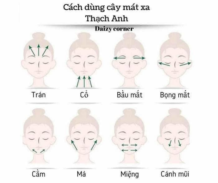 Cây lăn massage thạch anh Ebelin 2 đầu của Đức.
