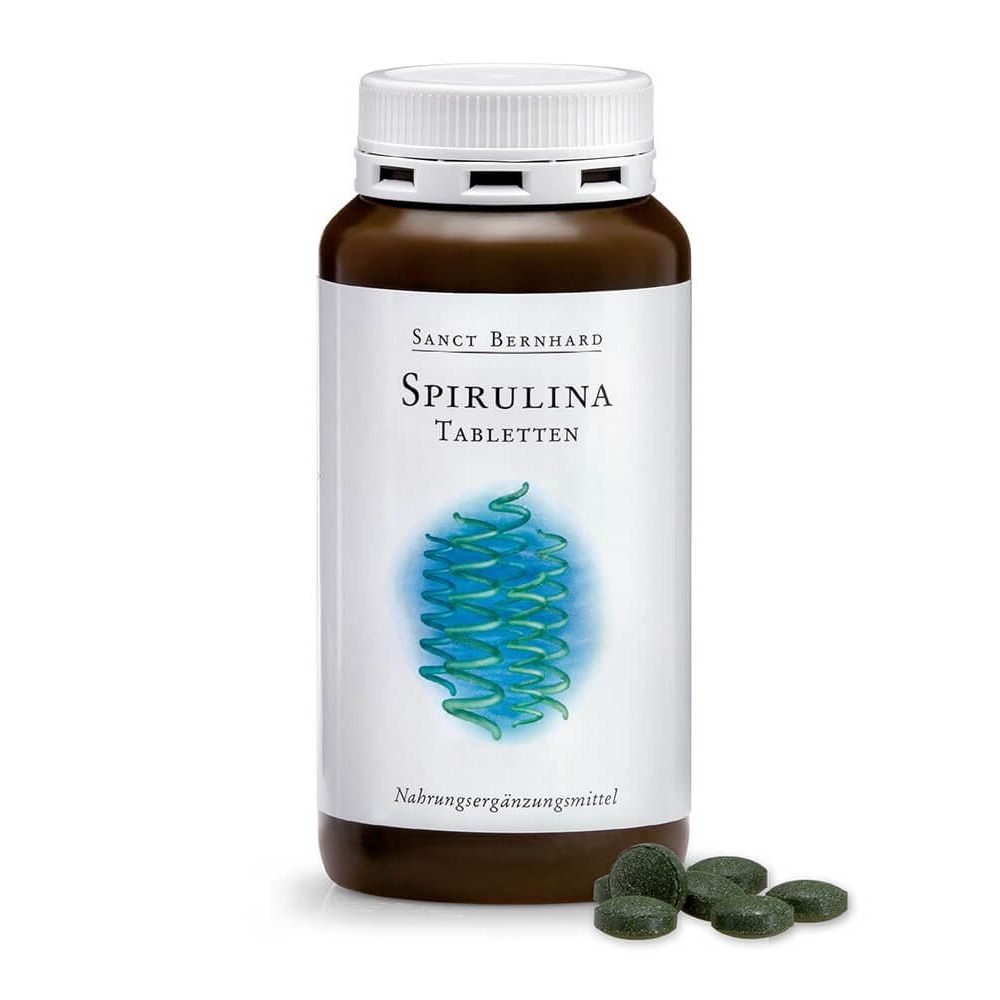 Tảo Xoắn Spirulina Tabletten Sanct Bernhard, 360 Viên