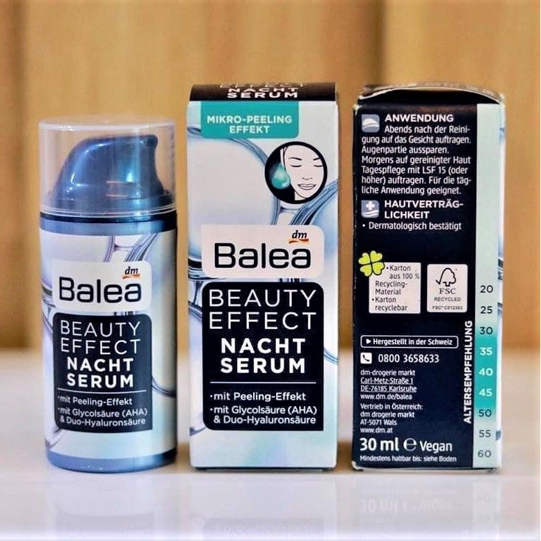 Kem dưỡng da ban đêm SERUM Balea, dung tích 30ml