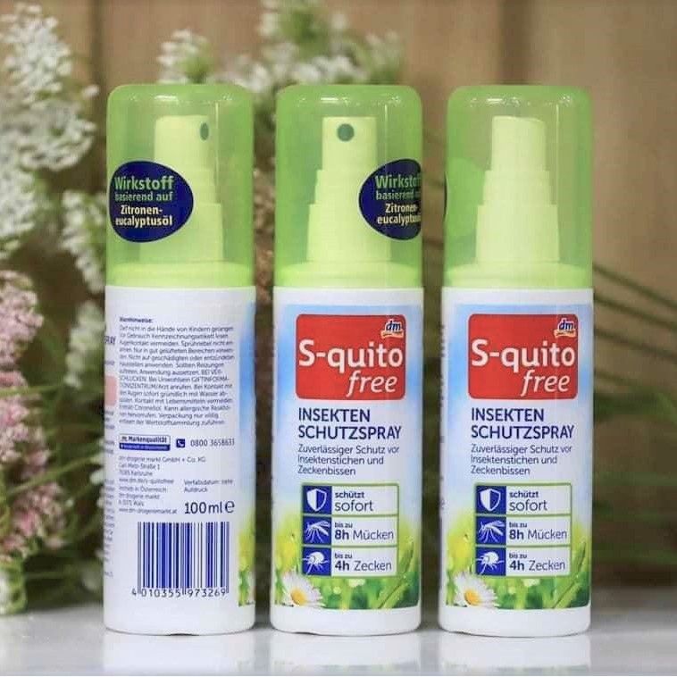 Xịt chống muỗi và côn trùng đốt Squito