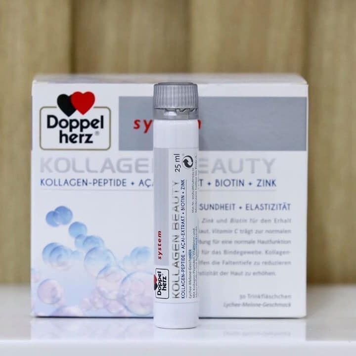 Collagen Thủy Phân Doppelherz Kollagen Beauty Khỏe Đẹp Da, 30 x 25 ml