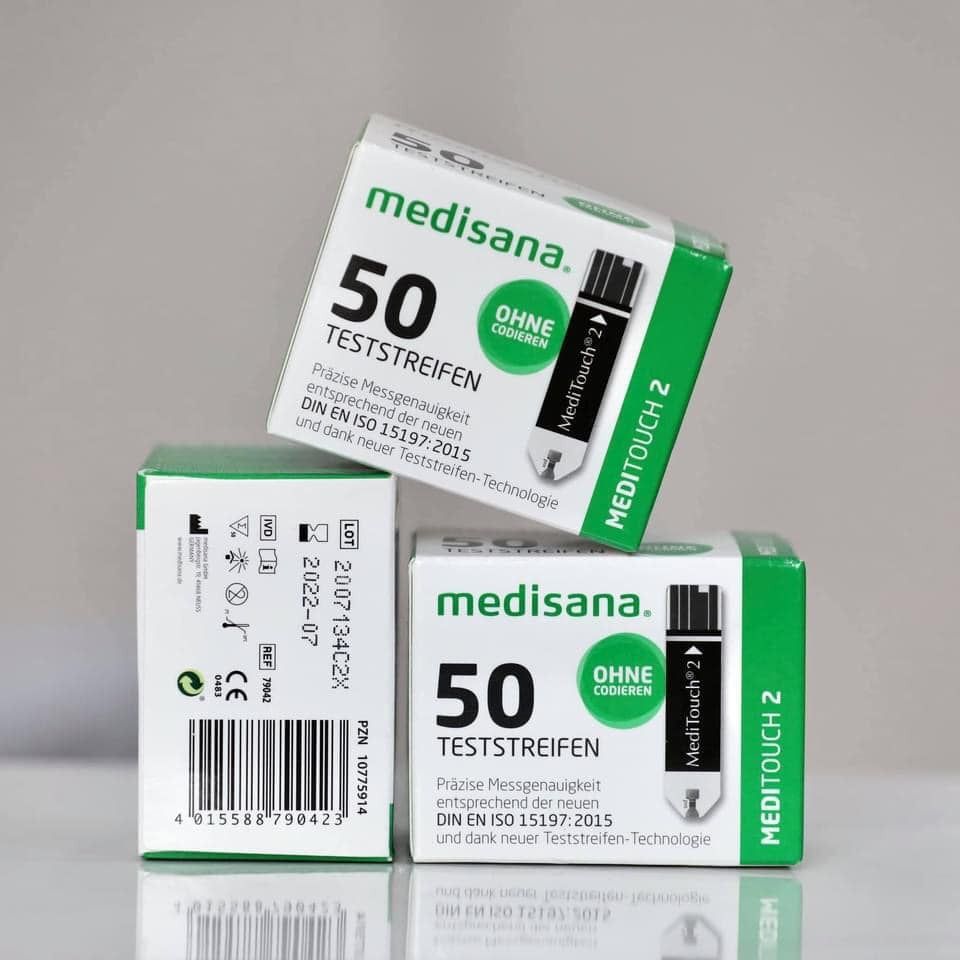 Que thử tiểu đường Medisana - Made in Germany