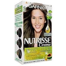 Nhuộm nhuộm tóc Garnier màu số 4, màu nâu hạt rẻ.