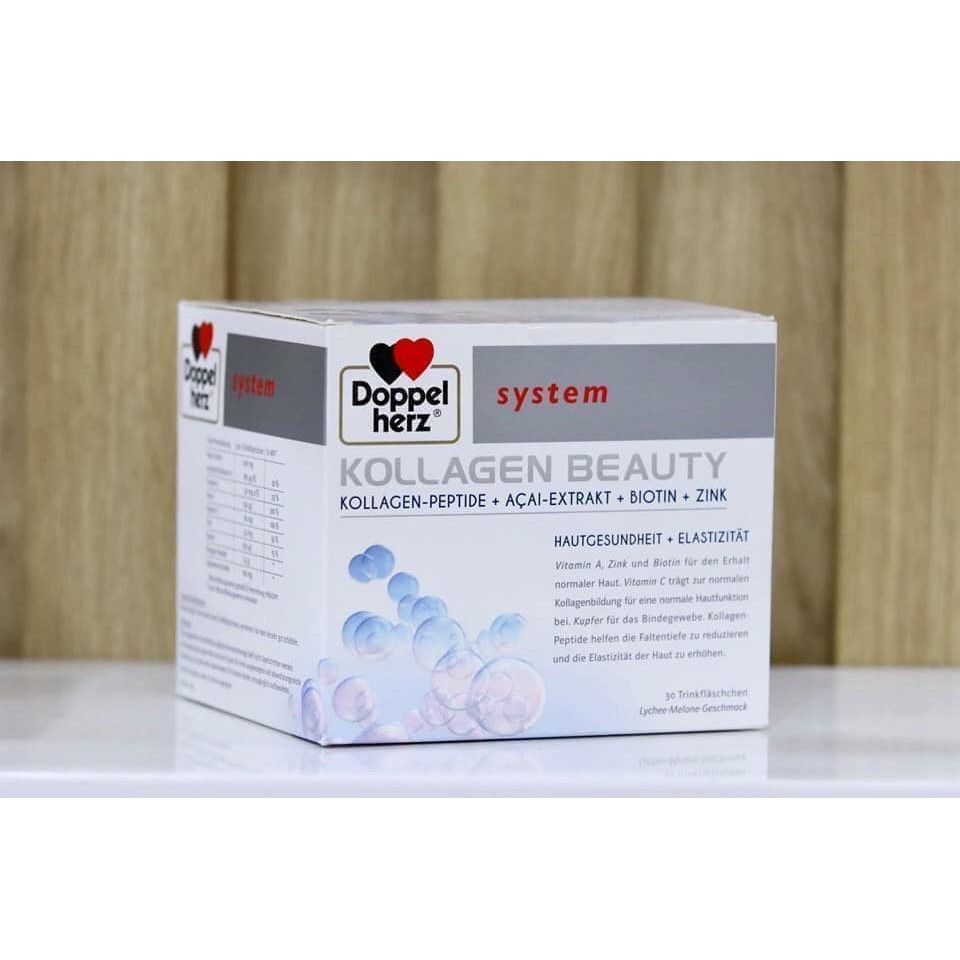 Collagen Thủy Phân Doppelherz Kollagen Beauty Khỏe Đẹp Da, 30 x 25 ml