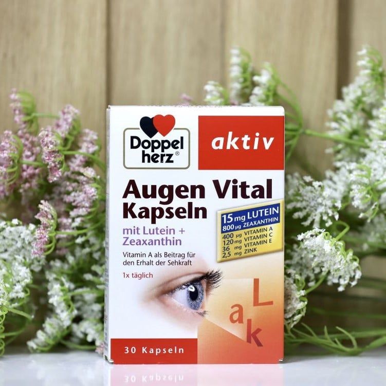 Viên uống bổ mắt Augen Vital của hãng Doppelherz, hộp 30 viên