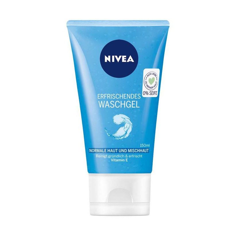 Sữa rửa mặt Nivea dành cho da thường và da hỗn hợp, da dầu 150ml