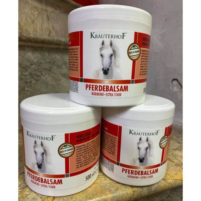 Cao Thảo Dược Làm Nóng - Krauterhof - Pferdebalsam-Wärmend, hũ 500ml