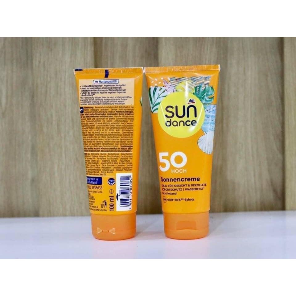 Kem Chống Nắng SUNDANCE SPF 50+ Tuýp 100ml