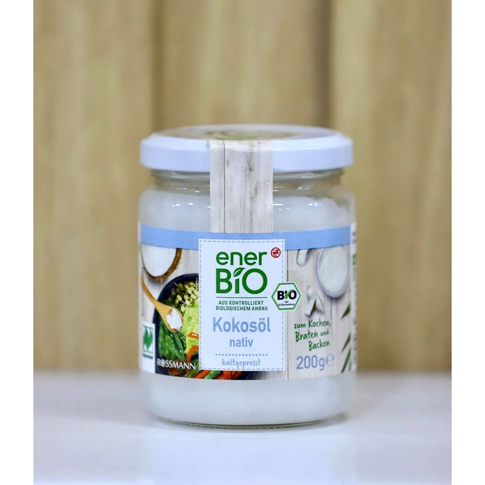 Dầu dừa ép lạnh hữu cơ Bio Kokosol, 200g