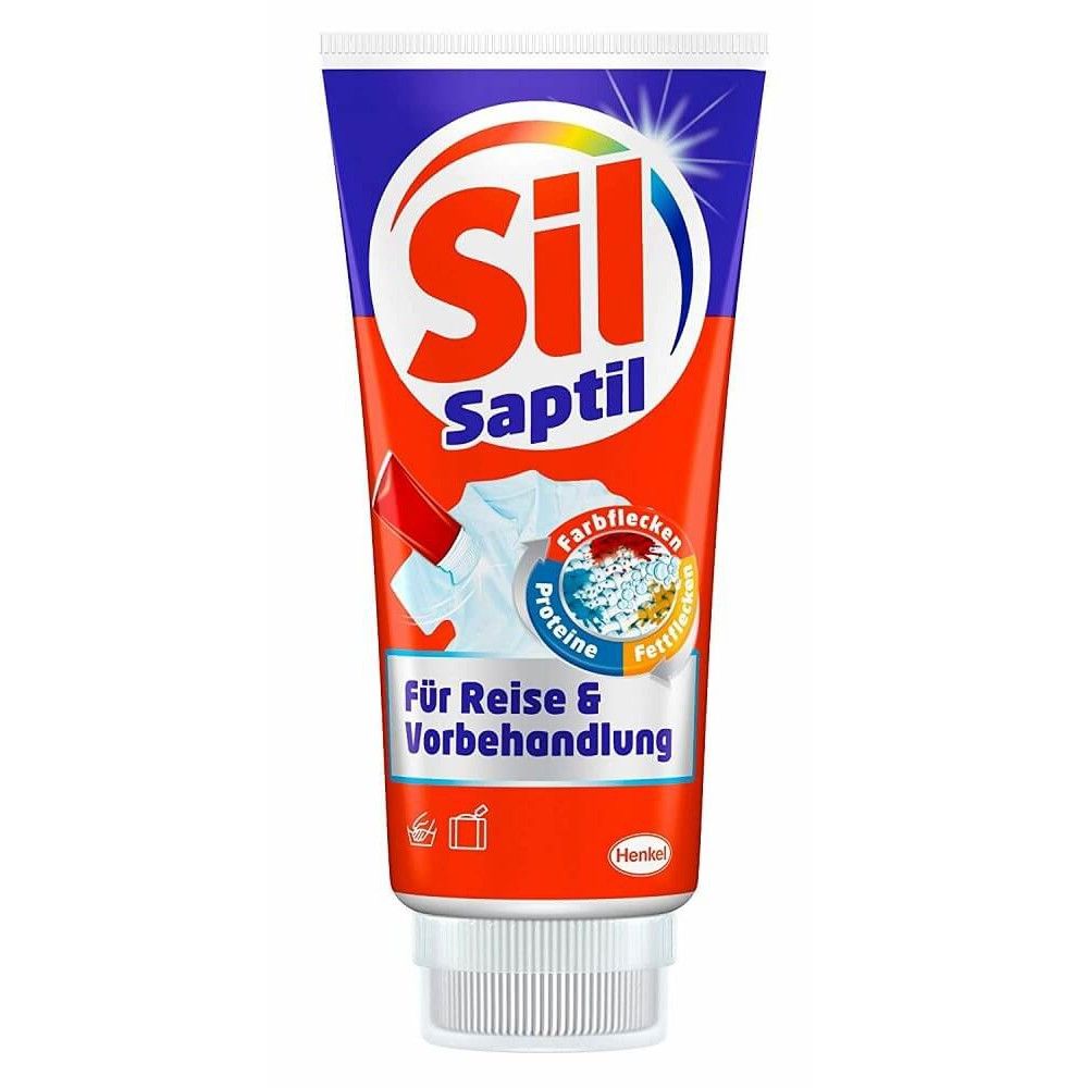 Tuýp kem giặt đồ lót và áo mỏng, tẩy các vết bẩn quần áo SIL SAPTIL của Thương hiệu: HENKEL (nổi tiếng của Đức)