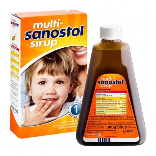 Sanostol số 1, Vitamin Tổng Hợp Multi Sanostol Sirup Cho Bé Từ 1 – 3 Tuổi, 300 g