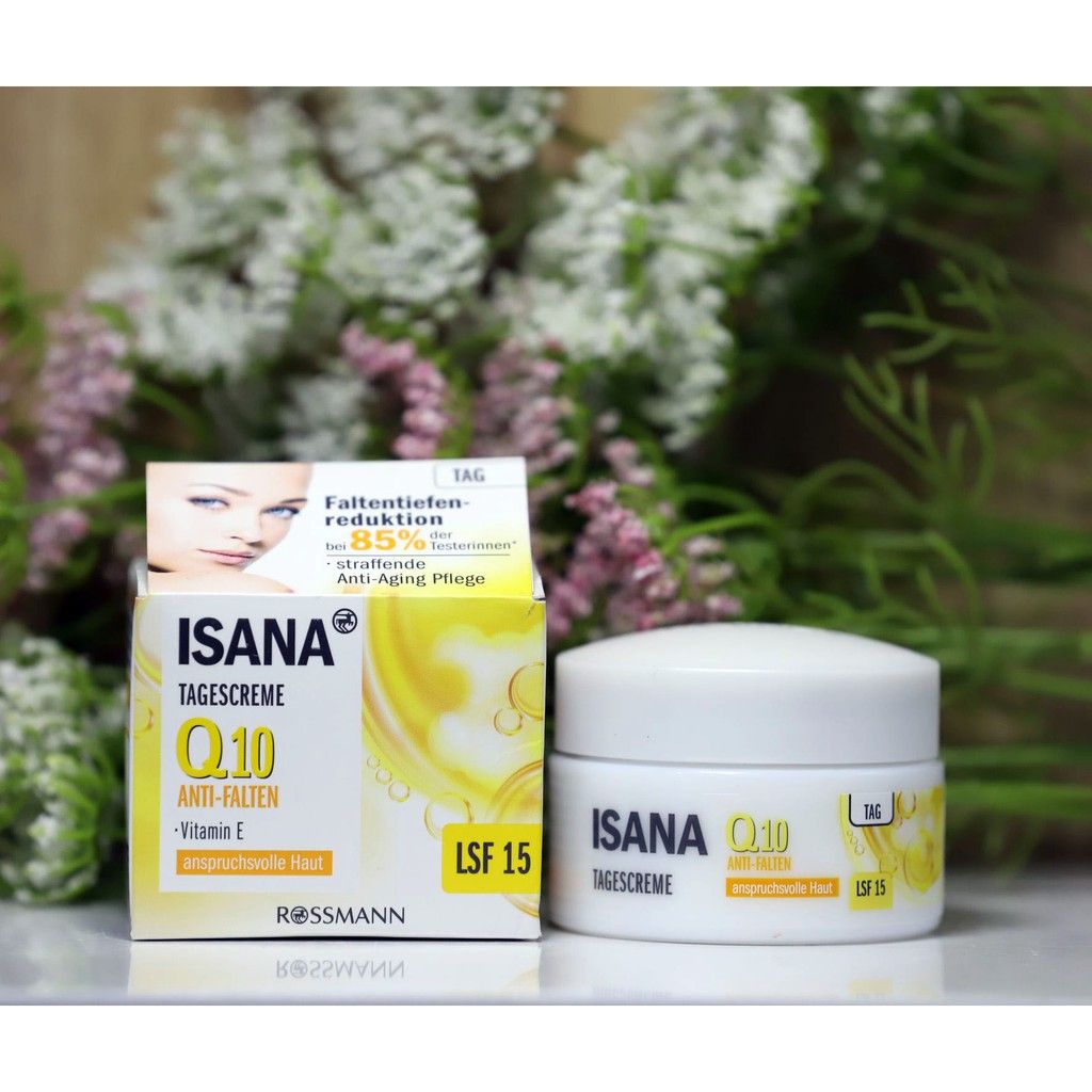  Kem dưỡng da Isana Q10 ban ngày hộp 50ml 