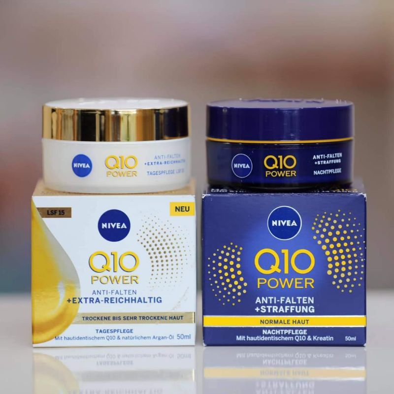 Bộ kem Nivea Q10 dưỡng da và chống nhăn - Ngày và đêm