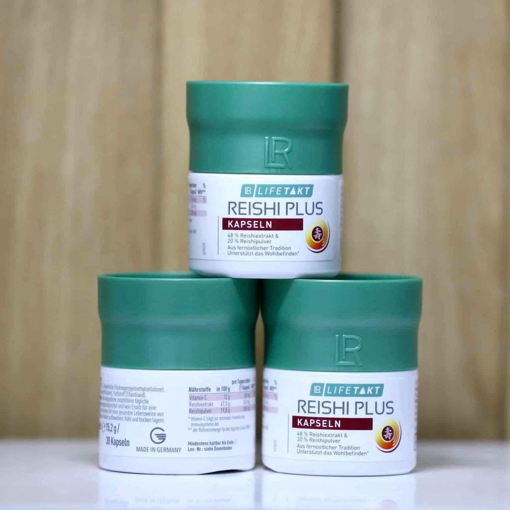 Nấm linh chi đỏ - LR Reishi Plus, hộp 30 viên