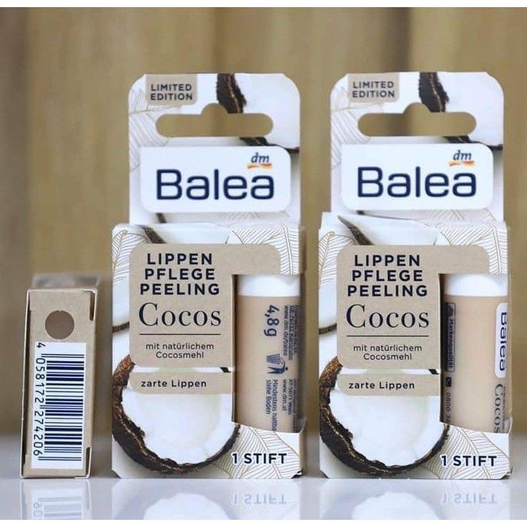 Tẩy da chết môi hương dừa Balea