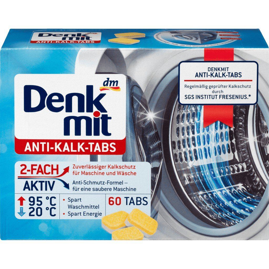 Viên vệ sinh lồng giặt Denkmit hộp 60 viên